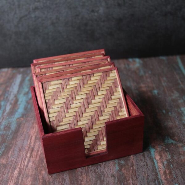 Handmade Bamboo Coasters