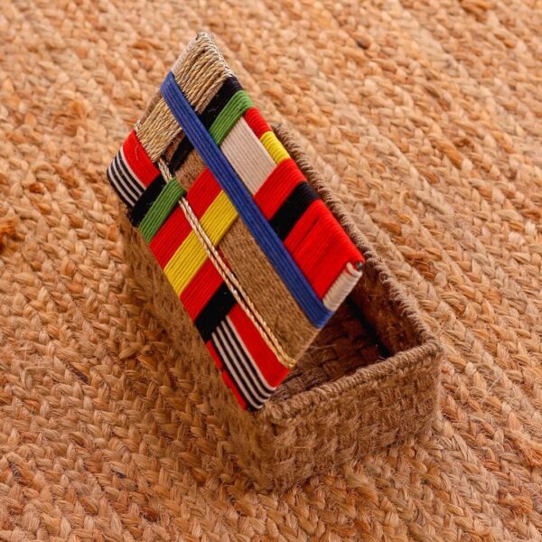 Handwoven Romani Storage Box - Image 2