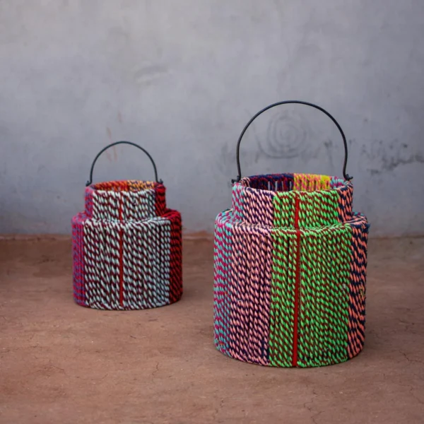 Inaayat Textile Waste Hanging Lamp - Image 2