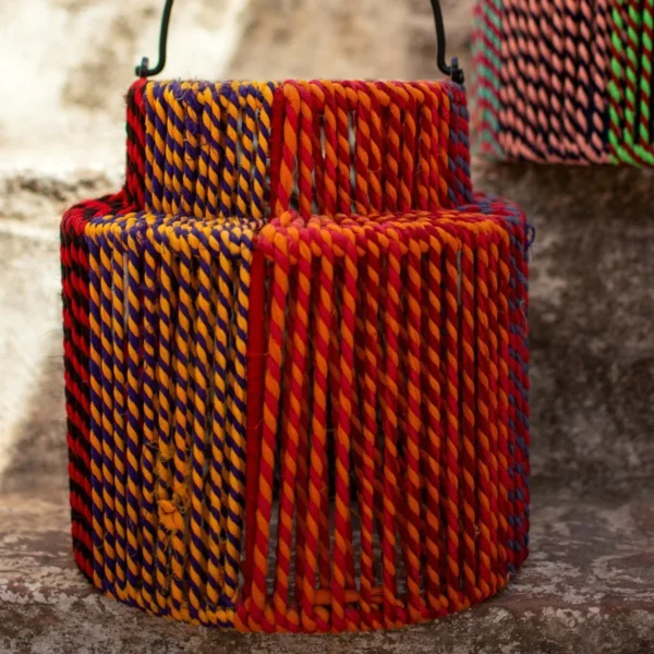 Inaayat Textile Waste Hanging Lamp - Image 3