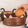 Handmade Sikki Grass Multipurpose Round Tray - Image 3