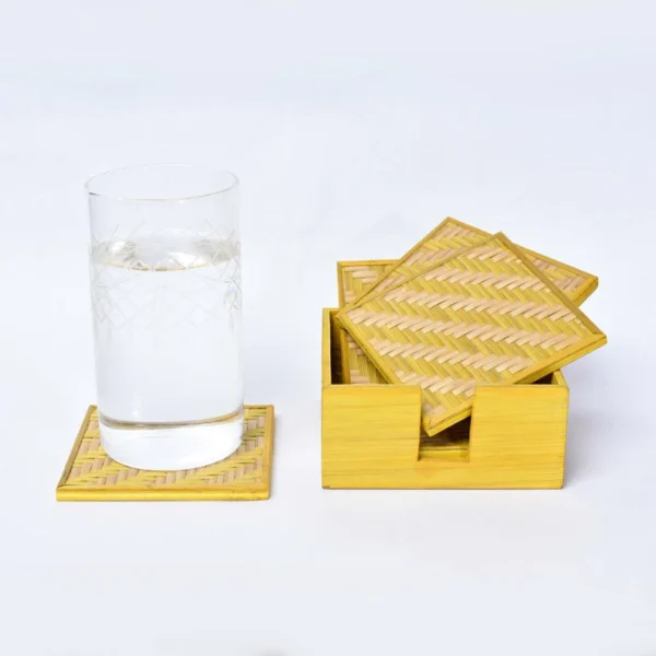 Handmade Bamboo Coasters - Image 5