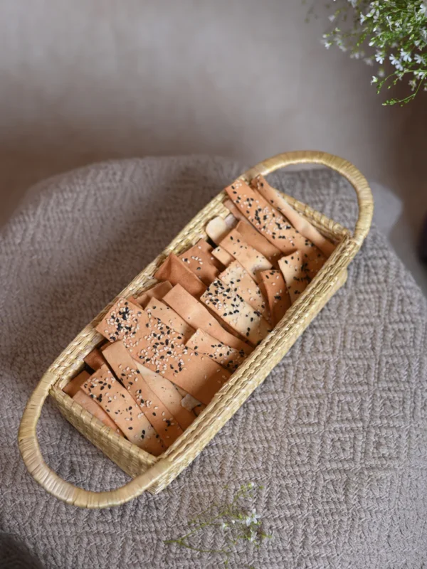 Handmade Sikki Cracker Basket - Image 7